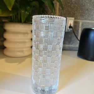 Tiffany & Co woven Basket weave vase